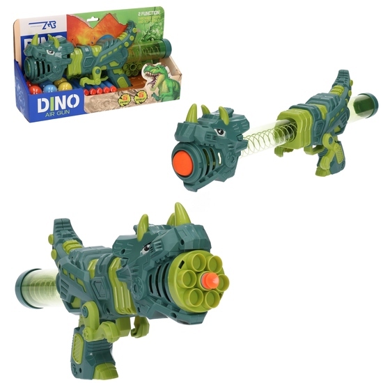 Pistolet na miękkie piłki WYRZUTNIA DINOZAUR 1