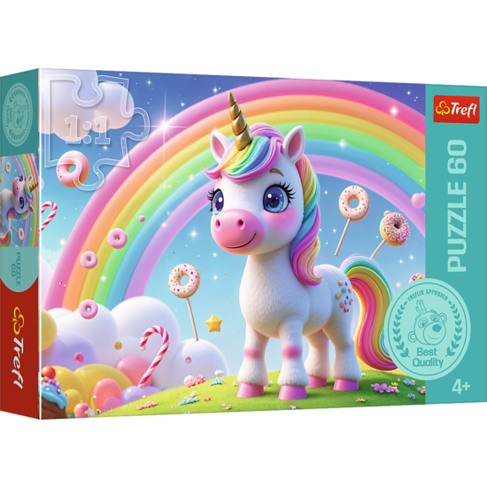 Puzzle 60 Cukierkowy świat 1