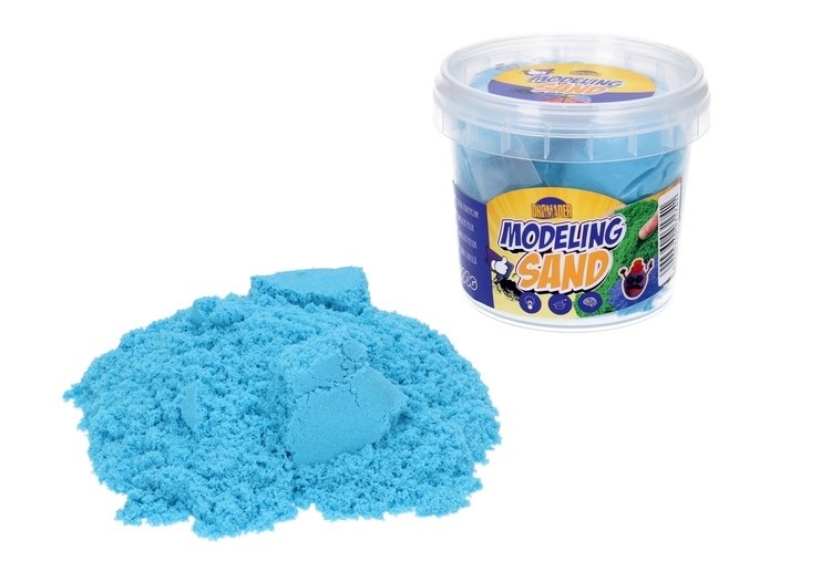 Magiczny kinetyczny PIASEK modeling sand - wiaderko 400g 1