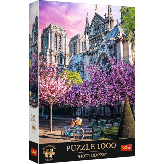 Puzzle 1000 Katedra w Notre-Dame Premium Plus Quality, Photo Odyssey 1