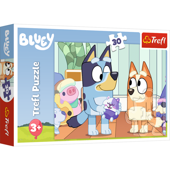 Puzzle 30 Z Bluey zawsze jest wesoło 1