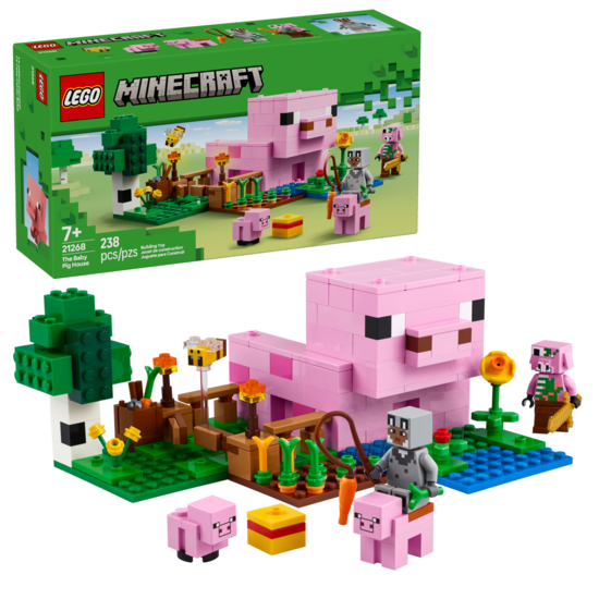 Klocki Lego Minecraft Dom prosiaczka 1