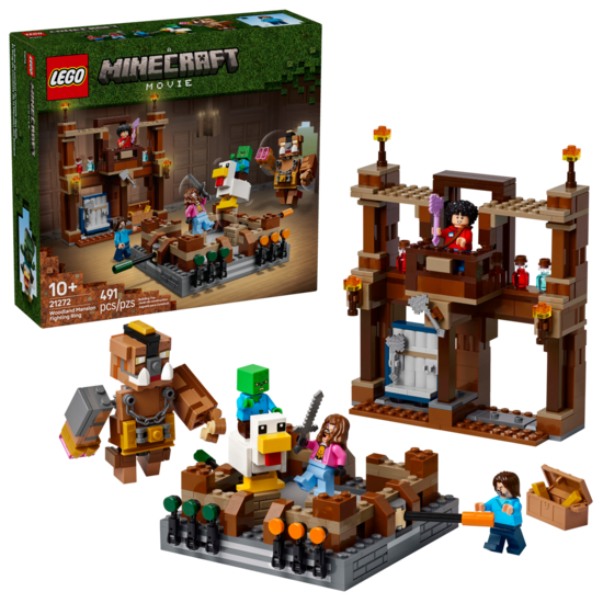 Klocki Lego Minecraft Ring w leśnym dworze 1