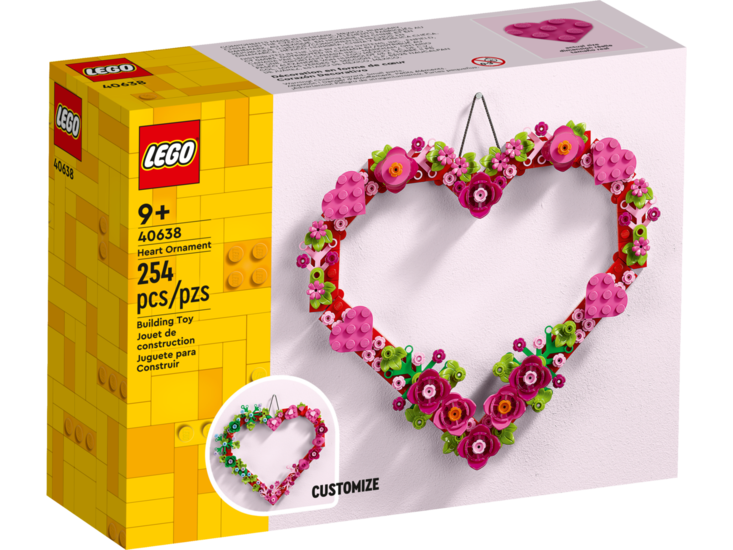 Klocki Lego Ozdoba w kształcie serca 1