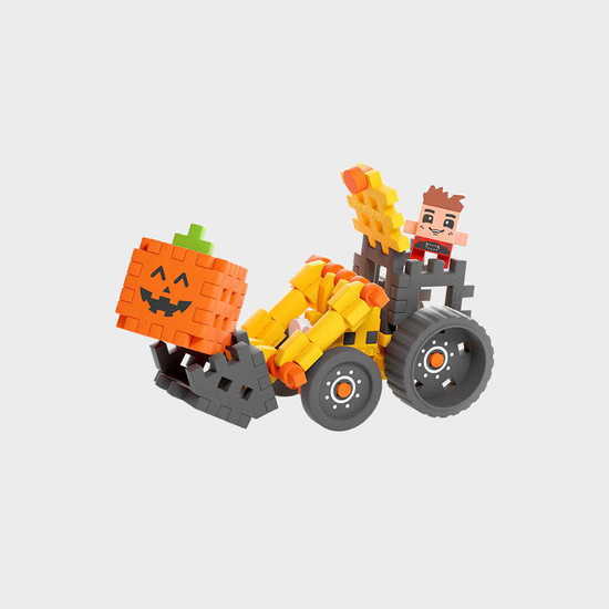 Klocki konstrukcyjne WAFLE MINI ładowarka czołowa FARMER 50el 1