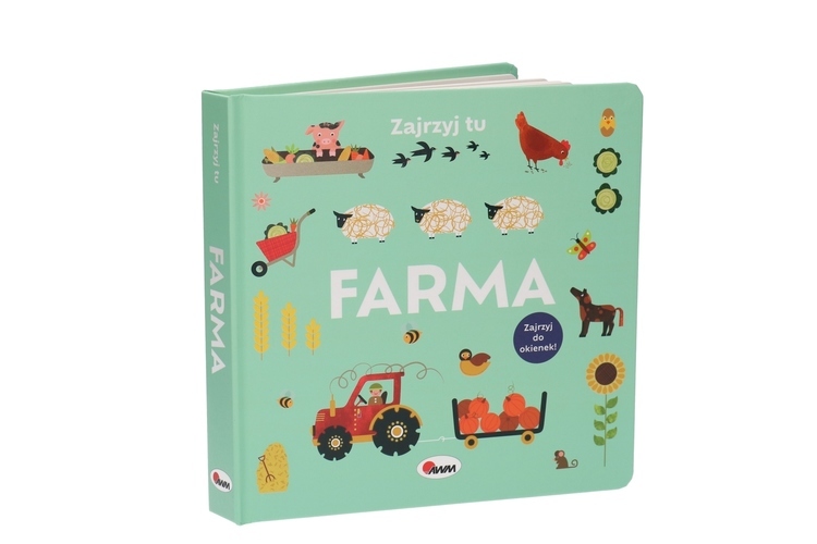 Książka FARMA Zajrzyj tu Książeczka z okienkami 1