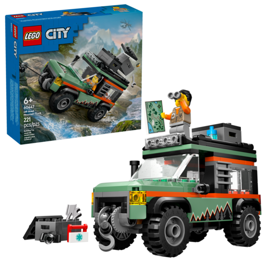 Klocki Lego CITY Górska terenówka 4x4 1
