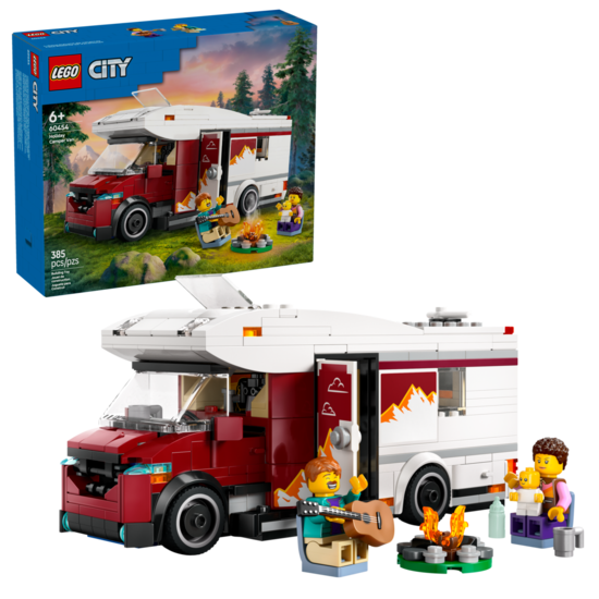 Klocki Lego CITY Wakacyjny kamper pełen przygód 1