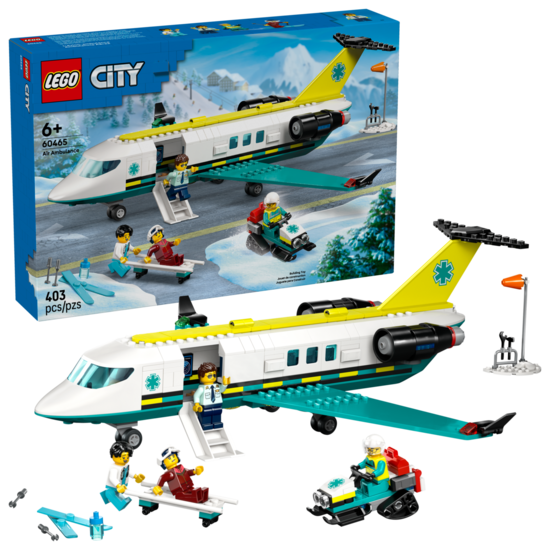 Klocki Lego CITY Samolot pogotowia ratunkowego 1