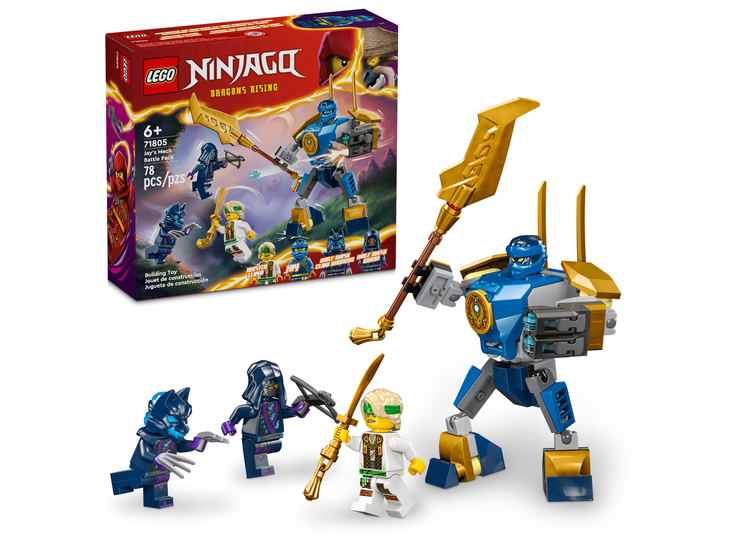 Klocki Lego NINJAGO zestaw bitewny z mechem Jaya 1