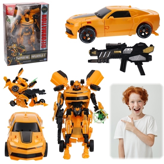 Shide robot TRANSFORMACJA 2w1 robot zmienia się w auto 1