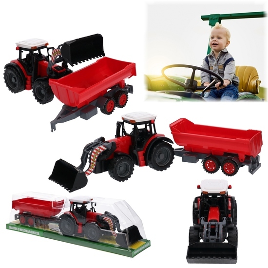 Traktor z przyczepą TUR załadowczy 1
