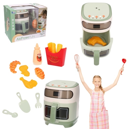 Realistyczny Air Fryer frytownica na baterie  1