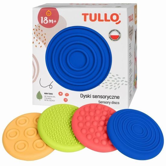Dyski sensoryczne różne faktury 4szt 1
