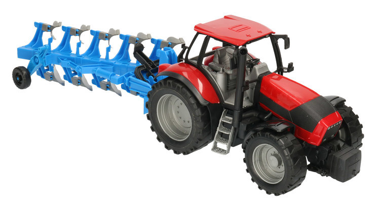 Traktor z pługiem 1
