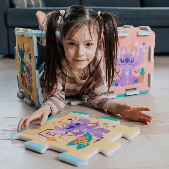 Puzzlopianka LILI i STITCH 8el puzzle piankowe 1