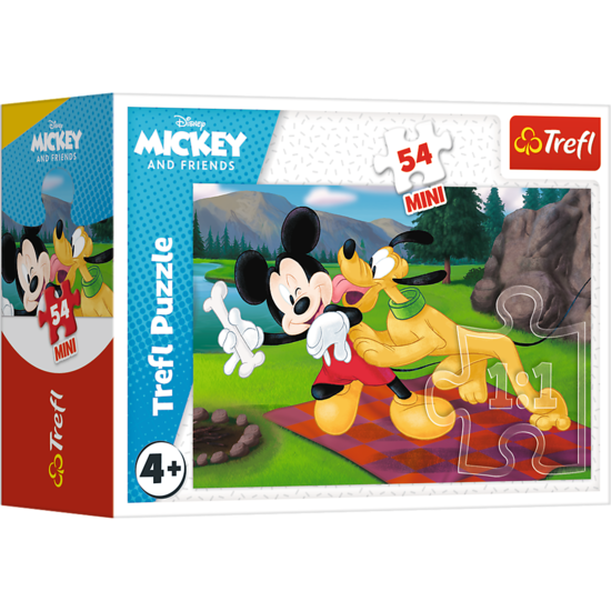 Puzzle 54 mini Myszka Miki i przyjaciele 1