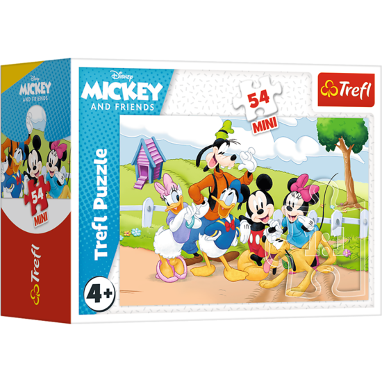 Puzzle 54 mini Myszka Miki i przyjaciele 1