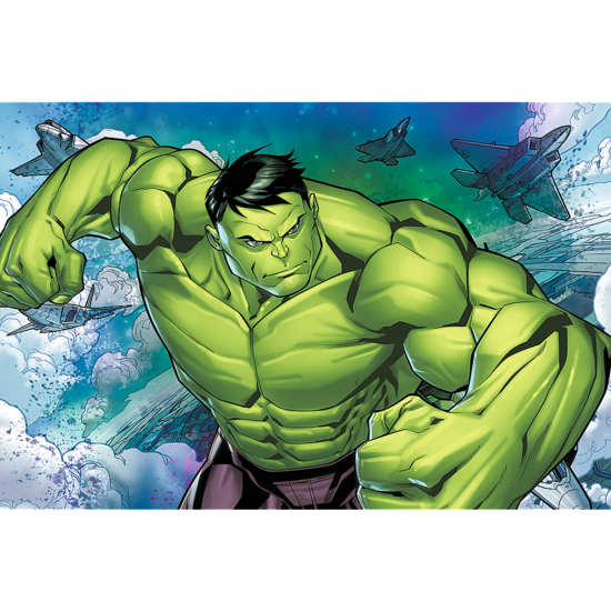 Puzzle 54 mini AVENGERS zielony 1
