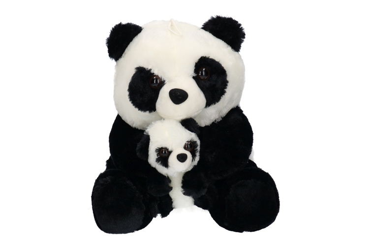 Maskotka miś PANDA z małym misiem 1
