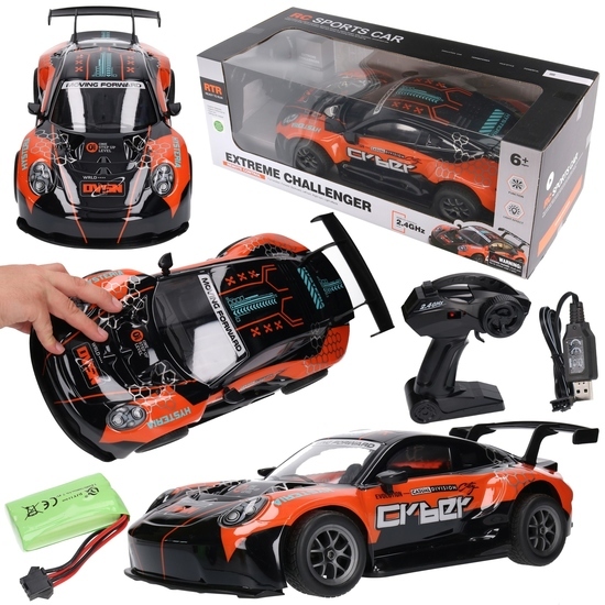Sportowe auto na radio zdalnie sterowane MIĘKKA KAROSERIA  1
