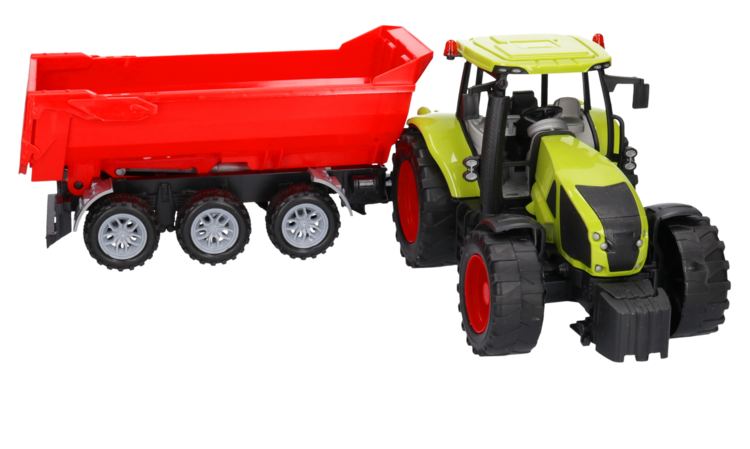 MEGA DUŻY traktor z przyczepą    1