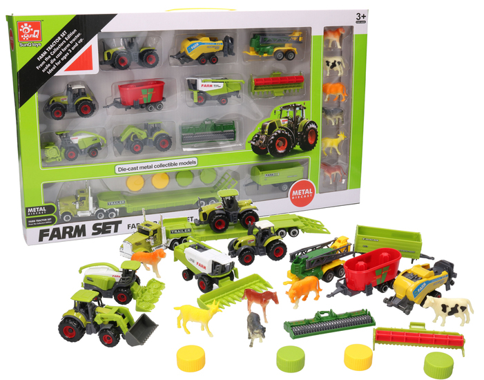 Traktor zestaw, maszyny rolnicze MAŁY FARMER 1