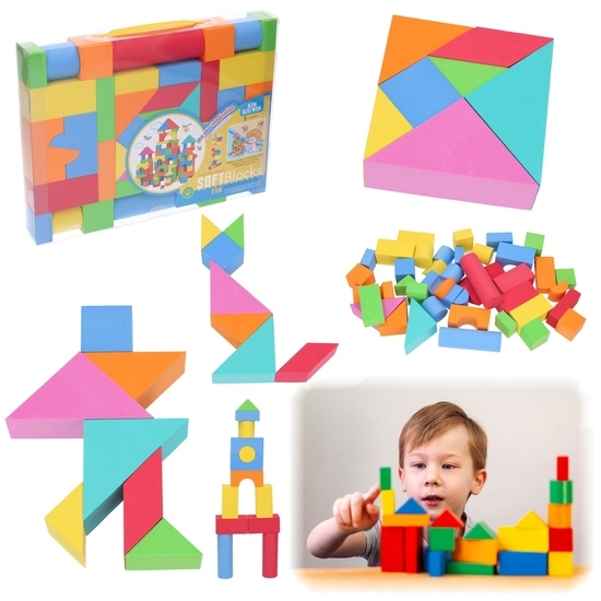 Klocki piankowe 41el TANGRAM 1