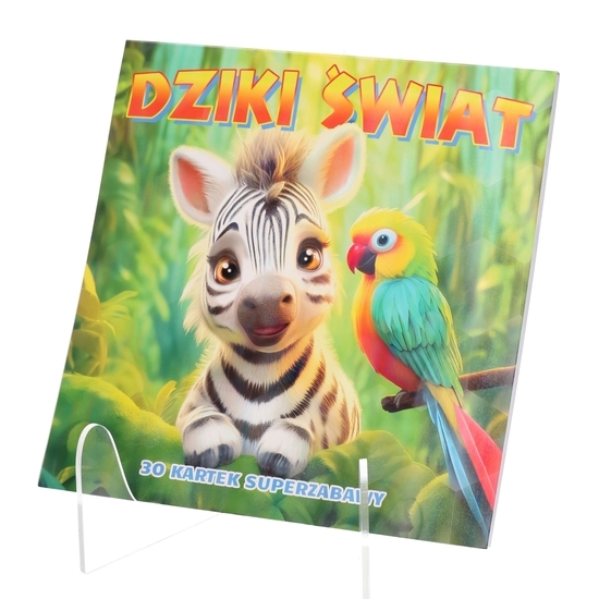 Kolorowanka DZIKI ŚWIAT 30 kartek super zabawy 1