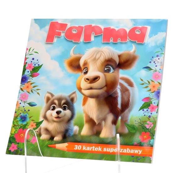 Kolorowanka FARMA 30 kartek super zabawy 1