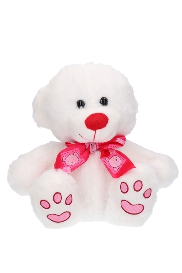 Maskotka MIŚ Z KOKARDKĄ 25cm 1