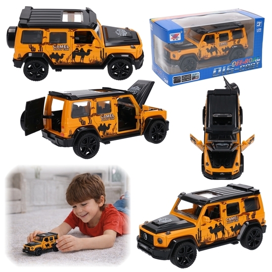 Auto terenowe Off-road 1:28 – model metalowy  1