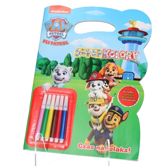 Kolorowanka PSI PATROL Czas na relaks SUPER KOLORY 1