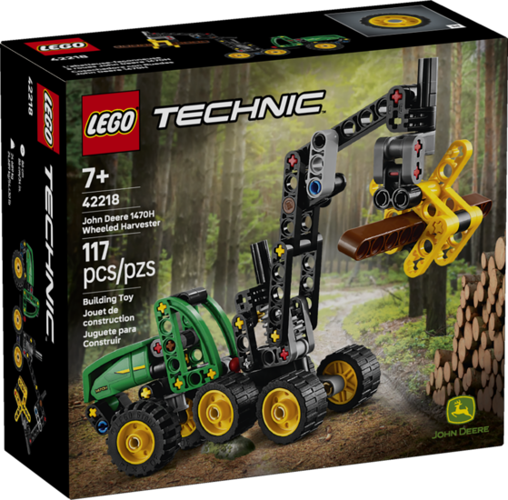 Klocki LEGO TECHNIC Harwester kołowy John Deere 1470H 1