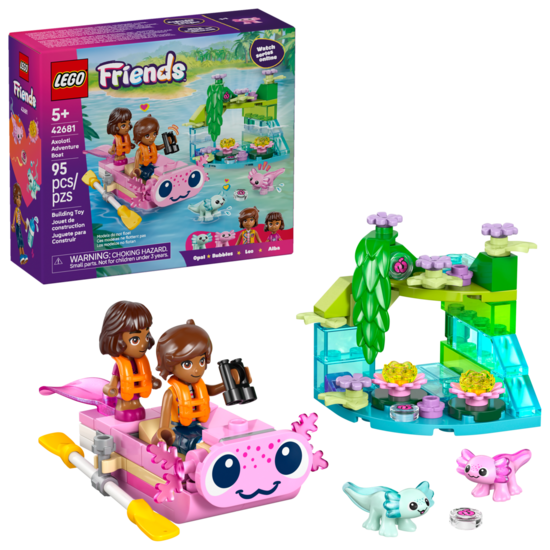 Klocki LEGO FRIENDS Przygoda na aksolotlowej łodzi 1