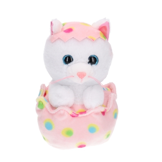 Maskotka KOTEK GIGGLES w jajku Beanie Boos 1