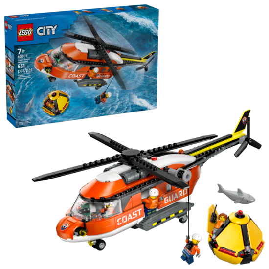 Klocki LEGO CITY Helikopter straży przybrzeżnej 1