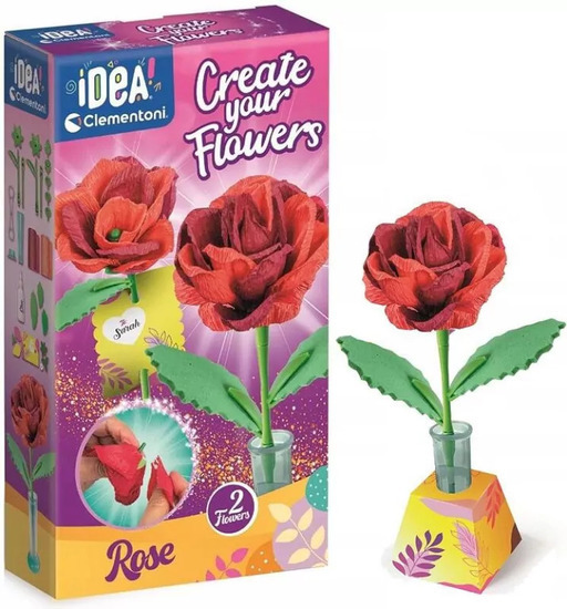 Mini fabryka kwiatów Róża 1