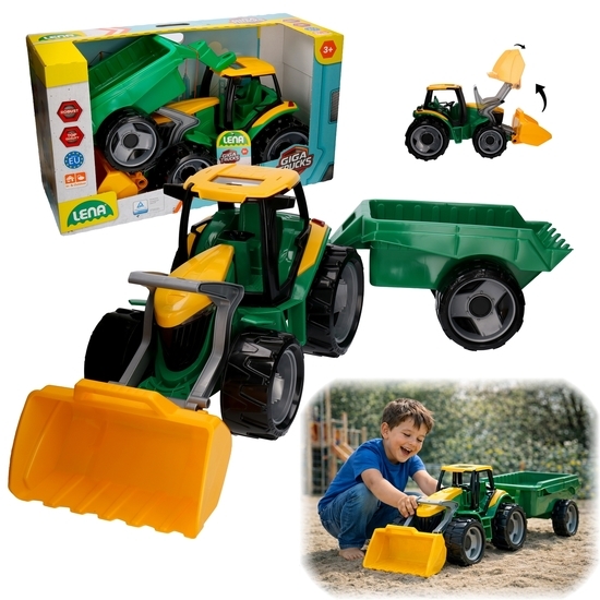 LENA traktor z turem, spychacz z przyczepą 1