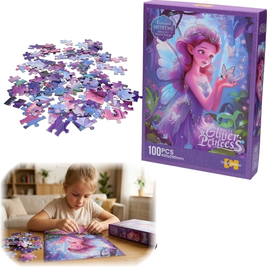 Brokatowe puzzle 100 BAJKOWA KSIEŻNICZKA 1