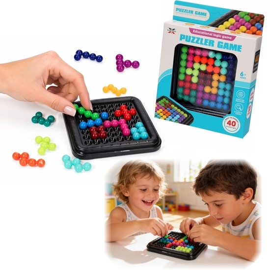 Układanka logiczna GRA TETRIS zmierz się sam z sobą! AKADEMIA MĄDREJ ZABAWY 1
