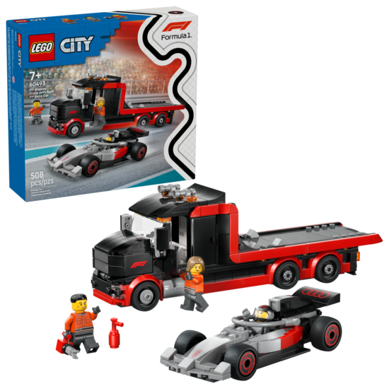 Klocki LEGO CITY Ciężarówka F1 z bolidem Audi F1 1