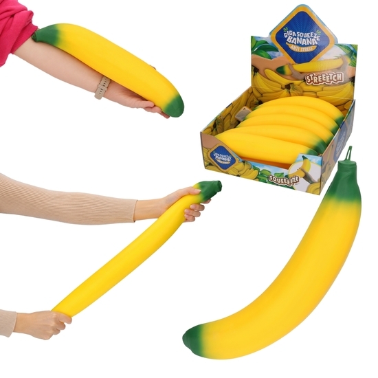 Mega duży Banan gniot antystresowy 38cm! 1