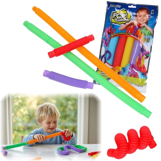 RURKI SENSORYCZNE tuba zestaw 4szt 1
