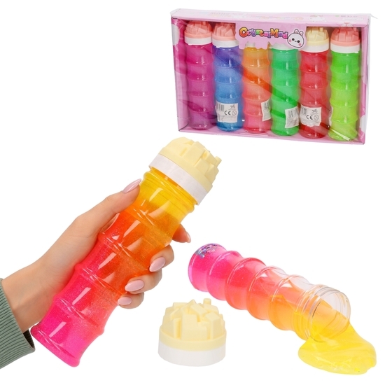 Duży SLIME masa żelowa brokatowa 1