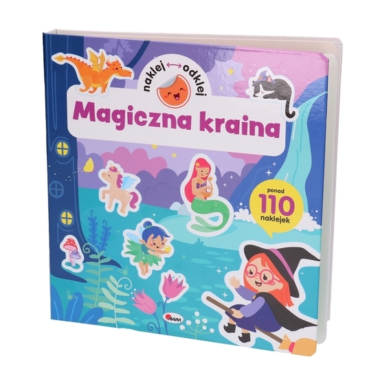 Magiczna kraina książka naklej, odklej 1