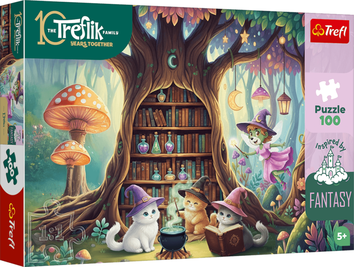 Puzzle 100 Czarodziejskie kociaki 1