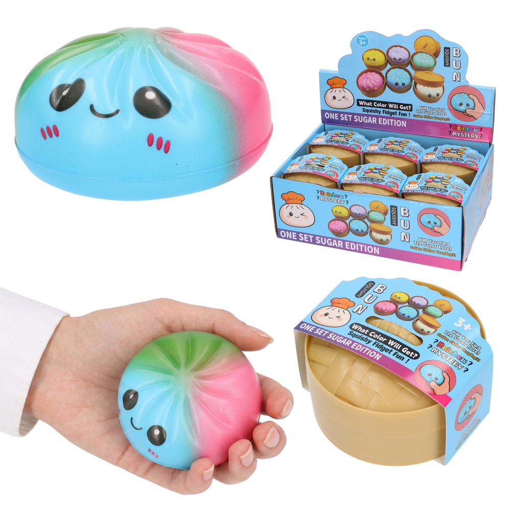 SQUISHY antystresowy gniotek PIEROŻEK w koszyczku 1