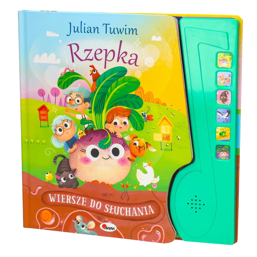 Książka dźwiekowa RZEPKA wiersze do słuchania 1