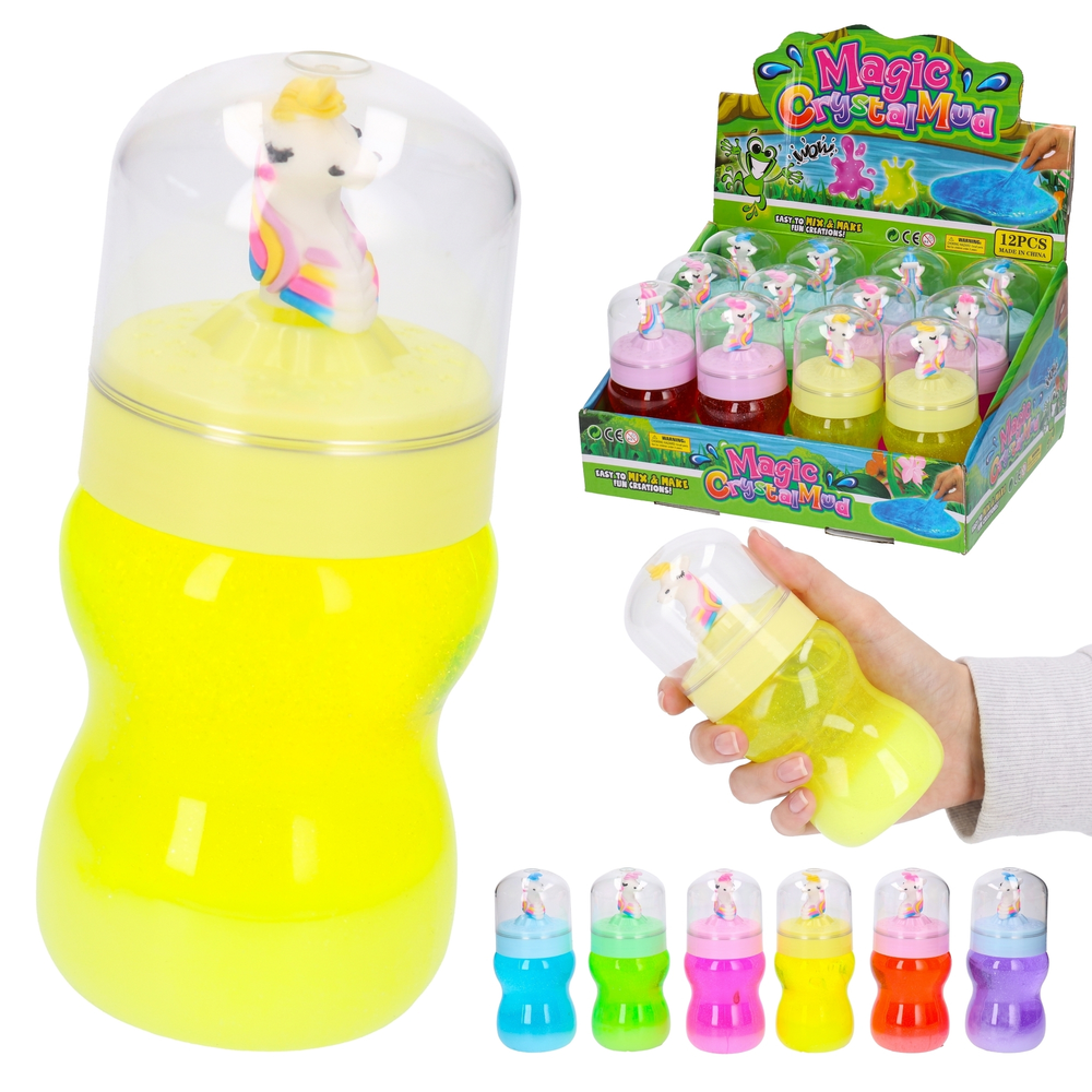 Slime brokatowy JEDNOROŻEC glut, masa żelowa 1